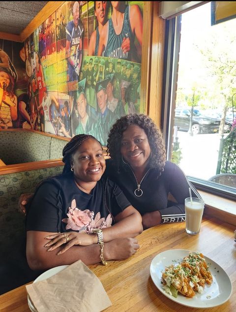 Lunch at a restaurant